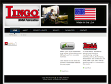 Tablet Screenshot of lingometalfab.com